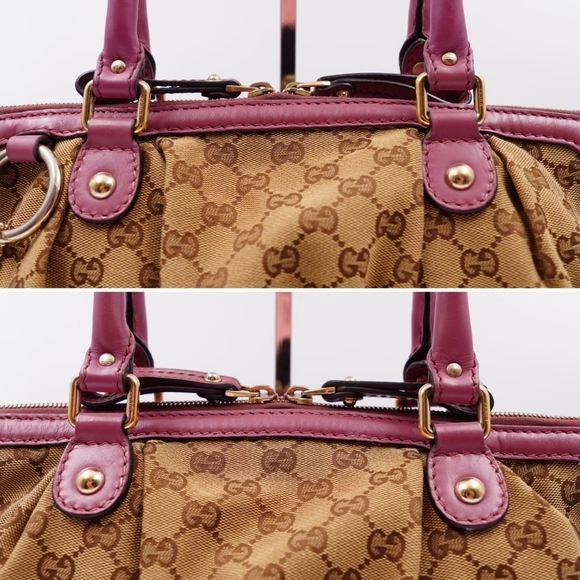 ❌️❌️SOLD❌️❌️AS30❤️GUCCI Monogram Sukey Top Handle Satchel - Picture 5 of 16